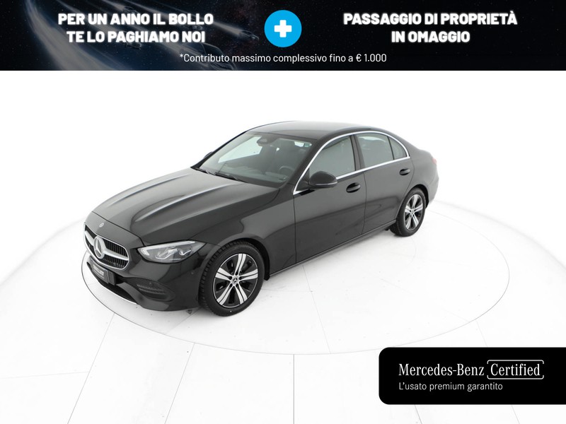 Mercedes Classe C Berlina 200 d mhev advanced auto ibrido nero