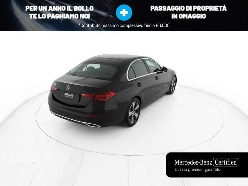 Mercedes Classe C Berlina 200 d mhev advanced auto ibrido nero