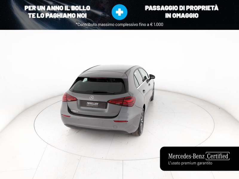 Mercedes Classe A 180 d advanced auto diesel grigio