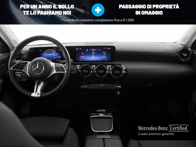 Mercedes Classe A 180 d advanced auto diesel grigio
