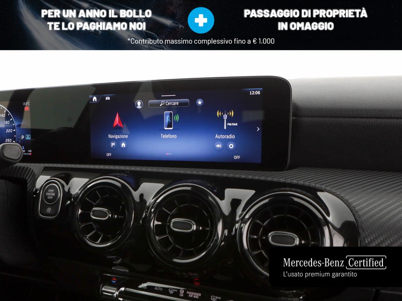 Mercedes Classe A 180 d advanced auto diesel grigio