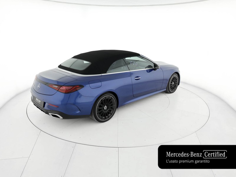 Mercedes CLE cabrio 200 amg line advanced plus auto ibrido blu/azzurro