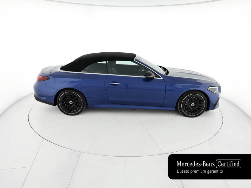 Mercedes CLE cabrio 200 amg line advanced plus auto ibrido blu/azzurro