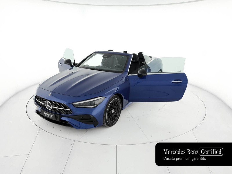 Mercedes CLE cabrio 200 amg line advanced plus auto ibrido blu/azzurro
