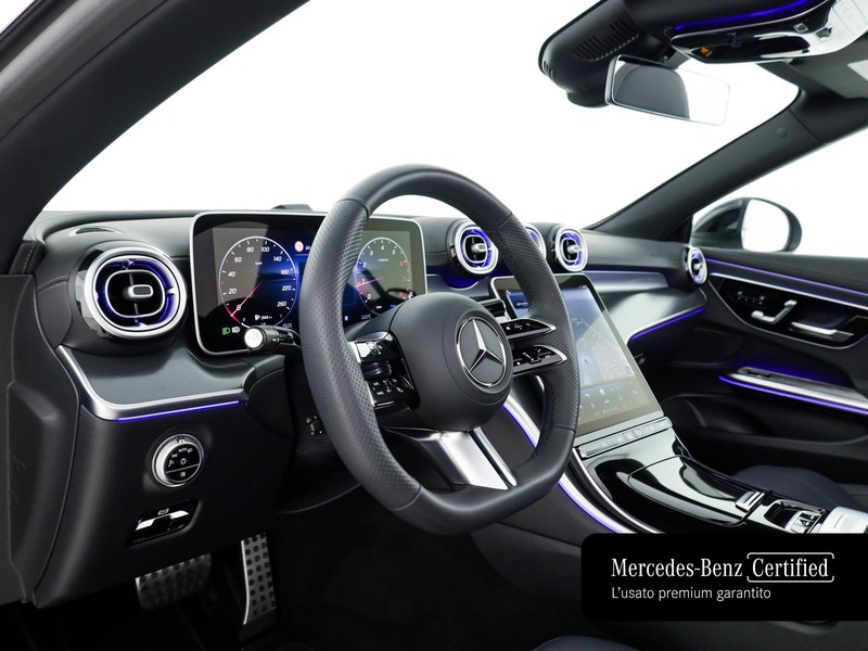 Mercedes CLE cabrio 200 amg line advanced plus auto ibrido blu/azzurro
