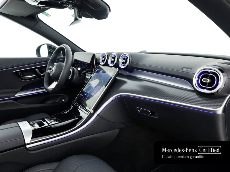 Mercedes CLE cabrio 200 amg line advanced plus auto ibrido blu/azzurro