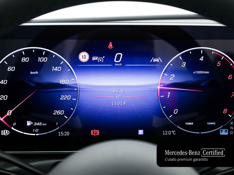 Mercedes CLE cabrio 200 amg line advanced plus auto ibrido blu/azzurro