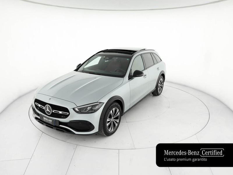 Mercedes Classe C SW sw all-terrain 220 d mhev premium 4matic auto ibrido argento
