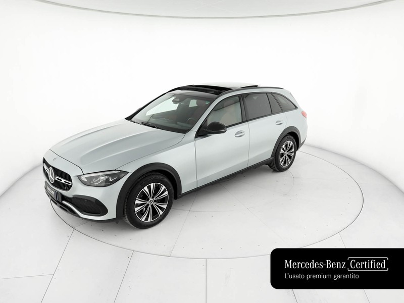 Mercedes Classe C SW sw all-terrain 220 d mhev premium 4matic auto ibrido argento