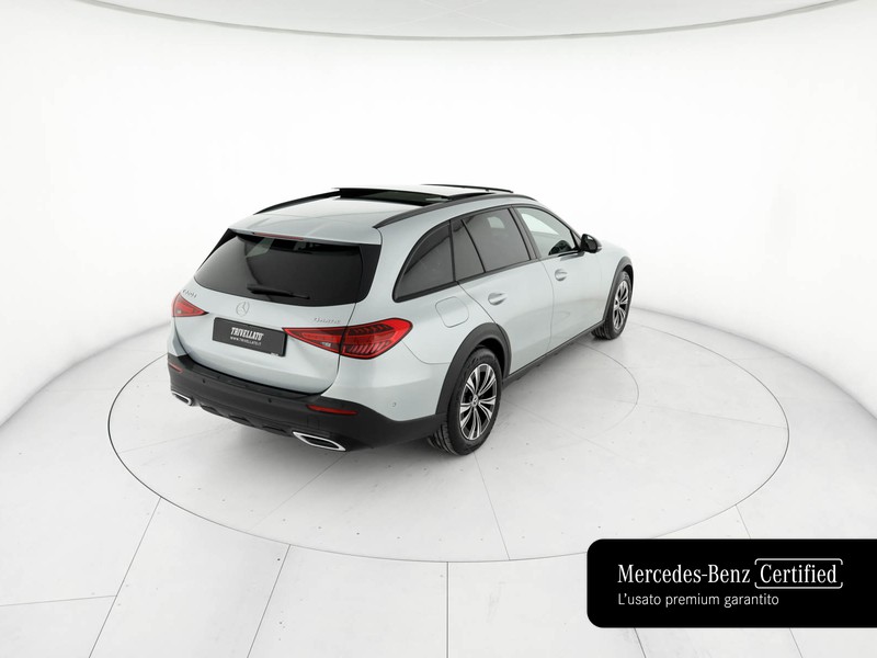 Mercedes Classe C SW sw all-terrain 220 d mhev premium 4matic auto ibrido argento