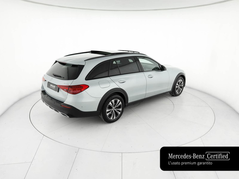 Mercedes Classe C SW sw all-terrain 220 d mhev premium 4matic auto ibrido argento