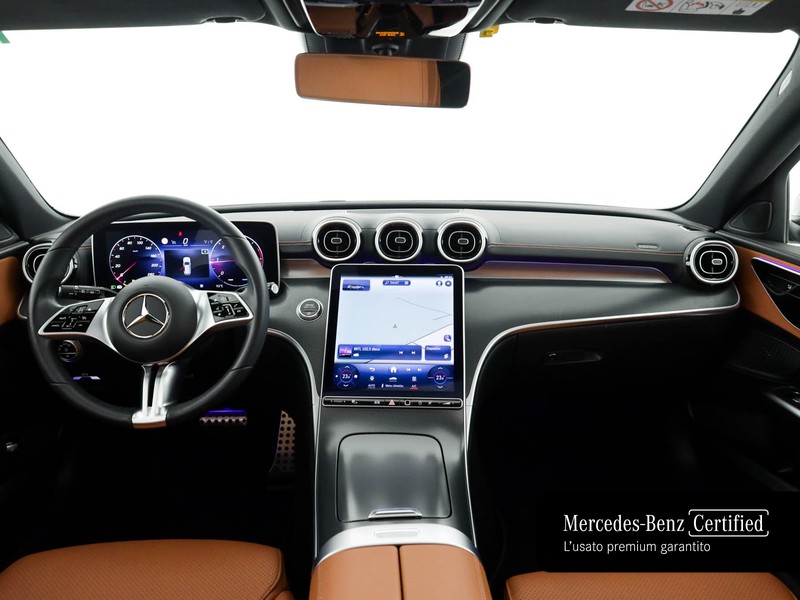 Mercedes Classe C SW sw all-terrain 220 d mhev premium 4matic auto ibrido argento
