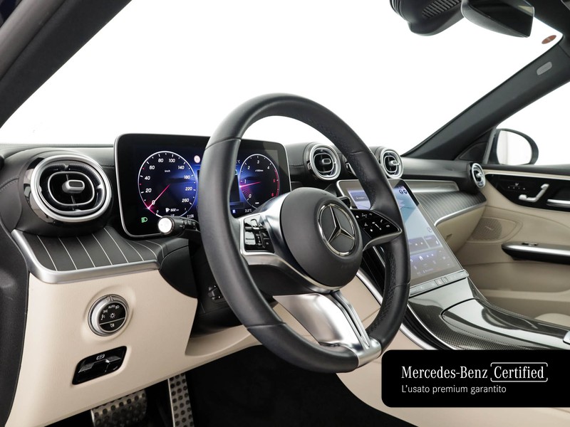 Mercedes Classe C SW sw all-terrain 220 d mhev premium plus 4matic auto ibrido blu/azzurro