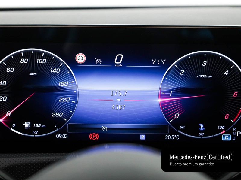 Mercedes Classe A 180 d progressive advanced auto diesel grigio