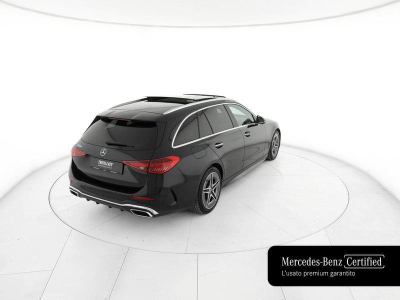 Mercedes Classe C SW sw 300 d mhev premium pro auto ibrido nero