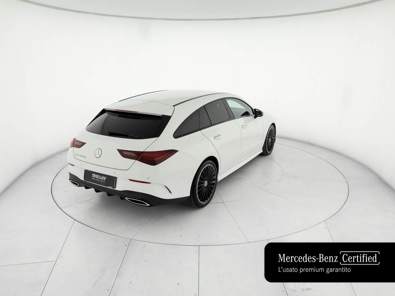 Mercedes CLA Shooting Brake  200 d amg line advanced plus auto diesel bianco