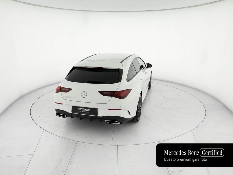 Mercedes CLA Shooting Brake  200 d amg line advanced plus auto diesel bianco