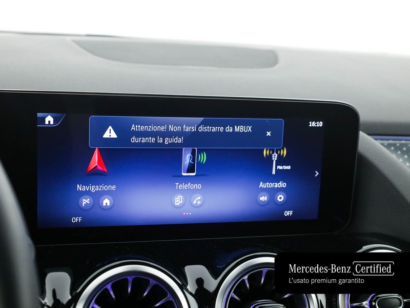 Mercedes Classe B 180 d progressive advanced plus auto diesel nero