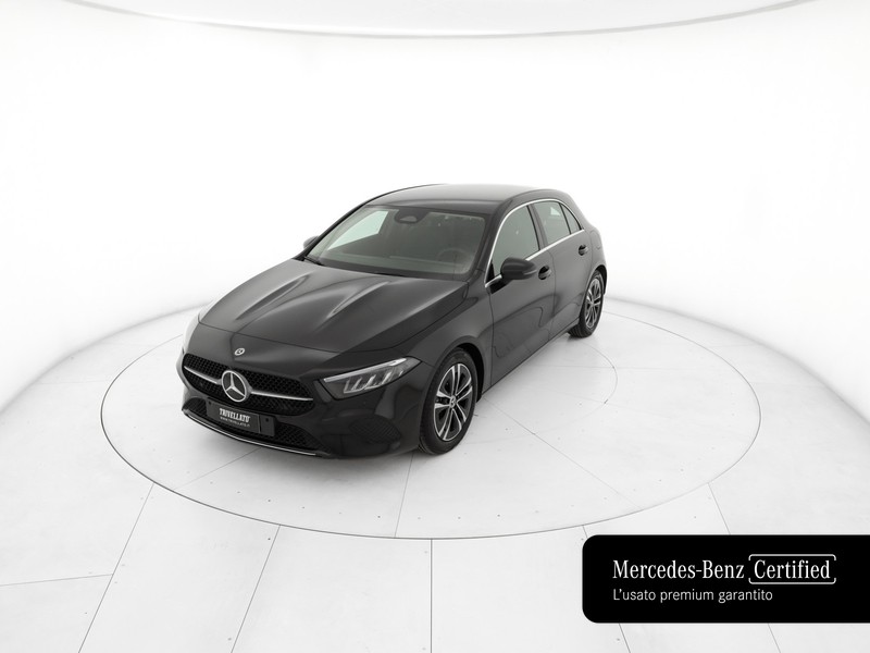 Mercedes Classe A 180 d progressive advanced auto diesel nero