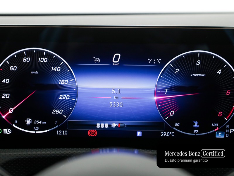 Mercedes Classe A 180 d progressive advanced auto diesel nero