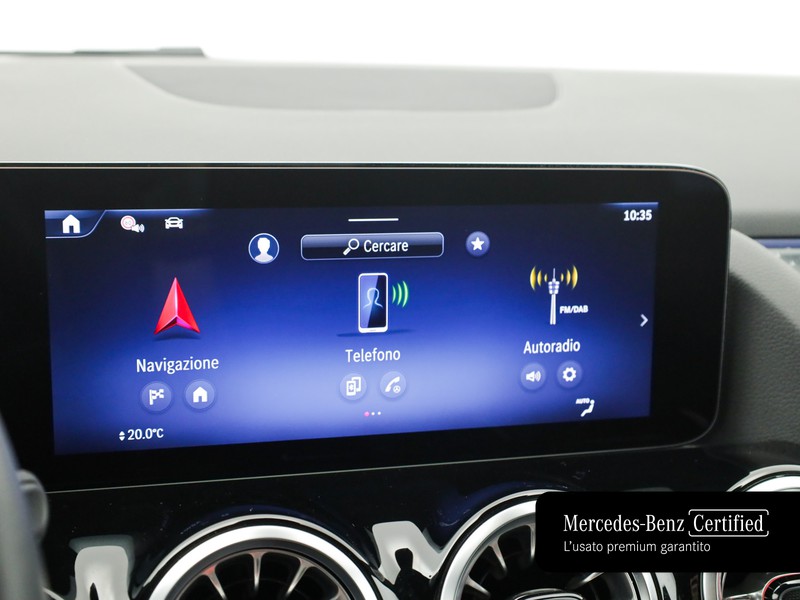 Mercedes GLA 180 progressive advanced plus auto ibrido bianco