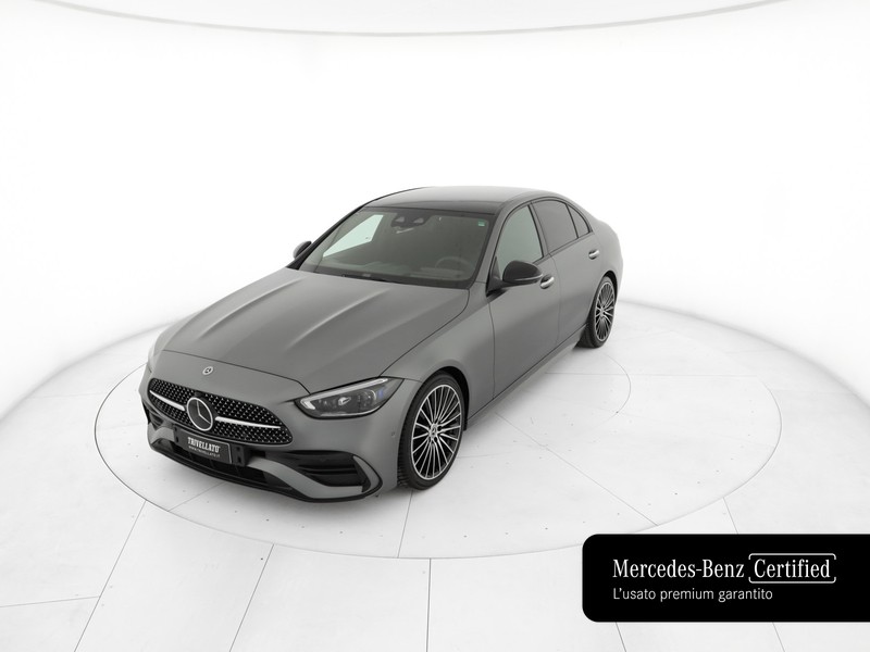 Mercedes Classe C Berlina 300 d mhev premium pro 4matic auto ibrido grigio