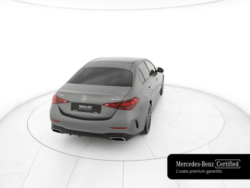 Mercedes Classe C Berlina 300 d mhev premium pro 4matic auto ibrido grigio