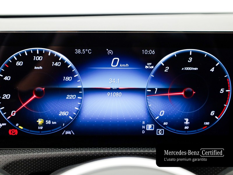 Mercedes Classe A 180 d sport auto diesel nero