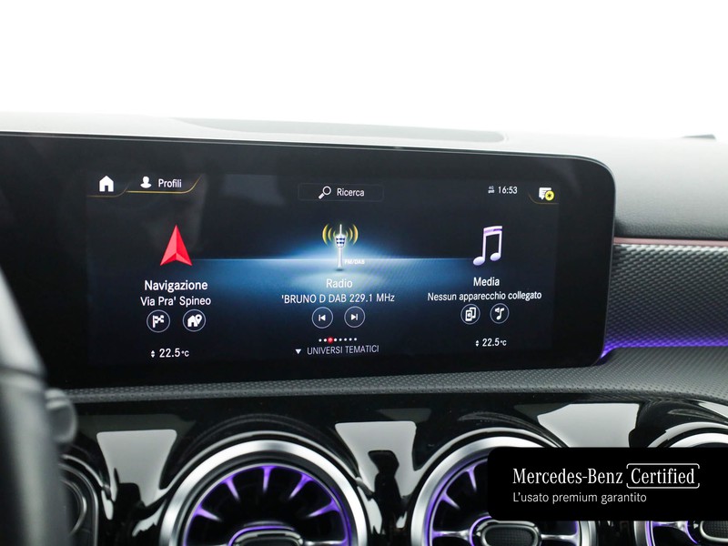 Mercedes Classe A 180 d sport auto diesel nero