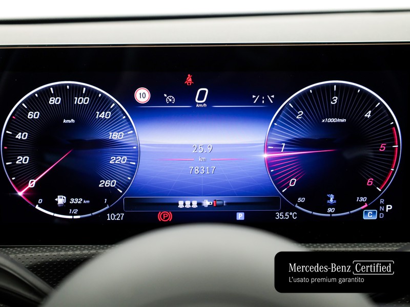 Mercedes Classe A 180 d amg line advanced plus digital edition auto diesel bianco
