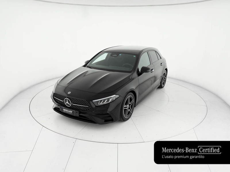 Mercedes Classe A 180 amg line advanced plus auto ibrido nero