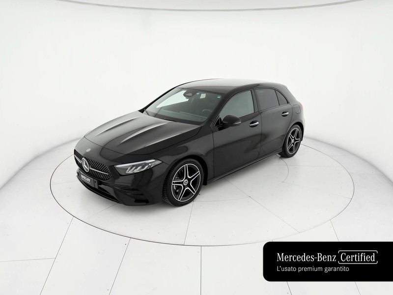 Mercedes Classe A 180 amg line advanced plus auto ibrido nero