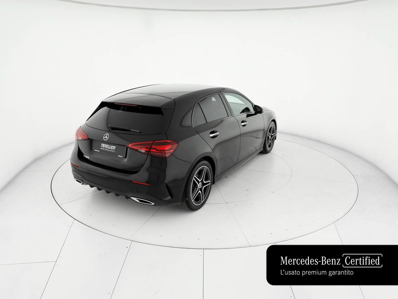 Mercedes Classe A 180 amg line advanced plus auto ibrido nero