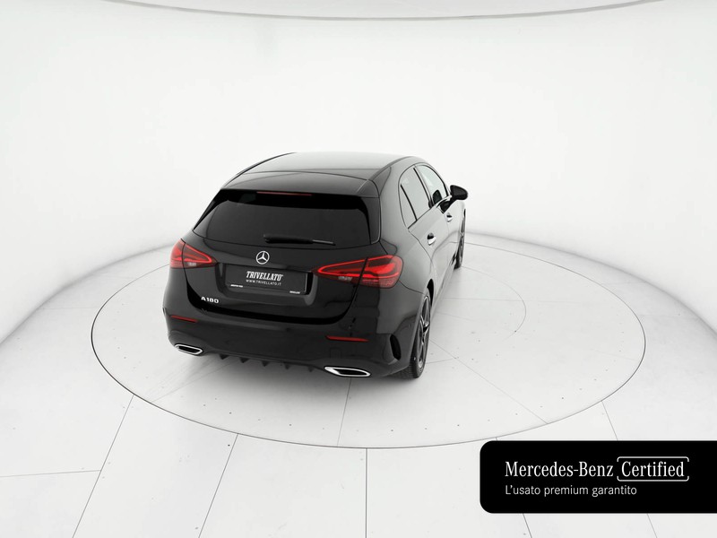 Mercedes Classe A 180 amg line advanced plus auto ibrido nero