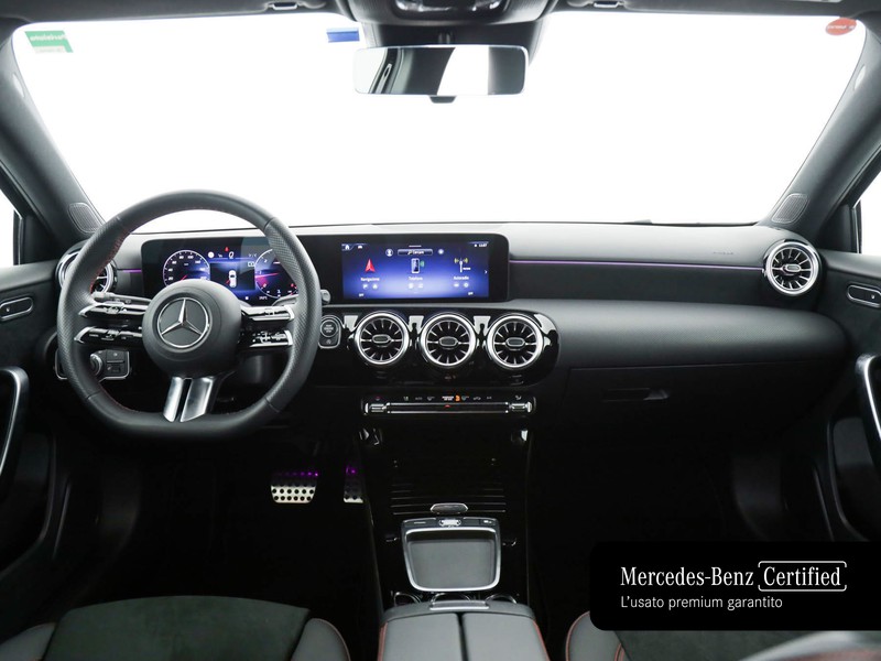 Mercedes Classe A 180 amg line advanced plus auto ibrido nero