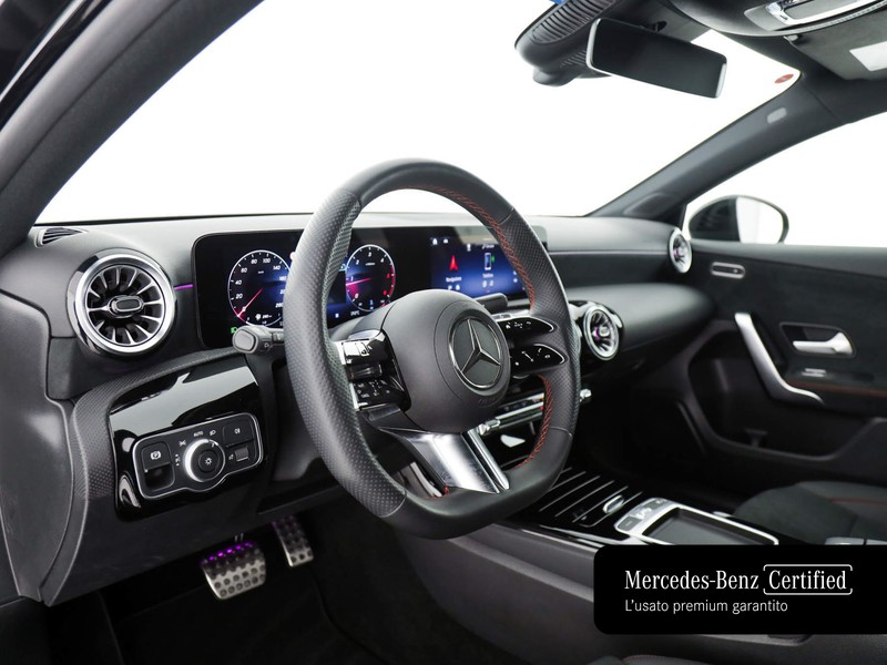Mercedes Classe A 180 amg line advanced plus auto ibrido nero