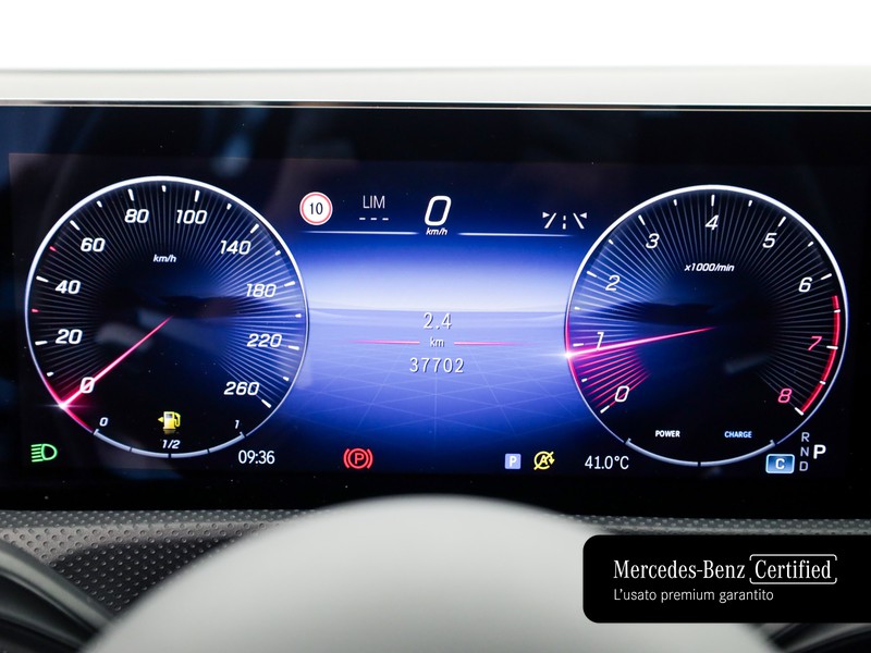 Mercedes Classe A 180 amg line advanced plus auto ibrido nero