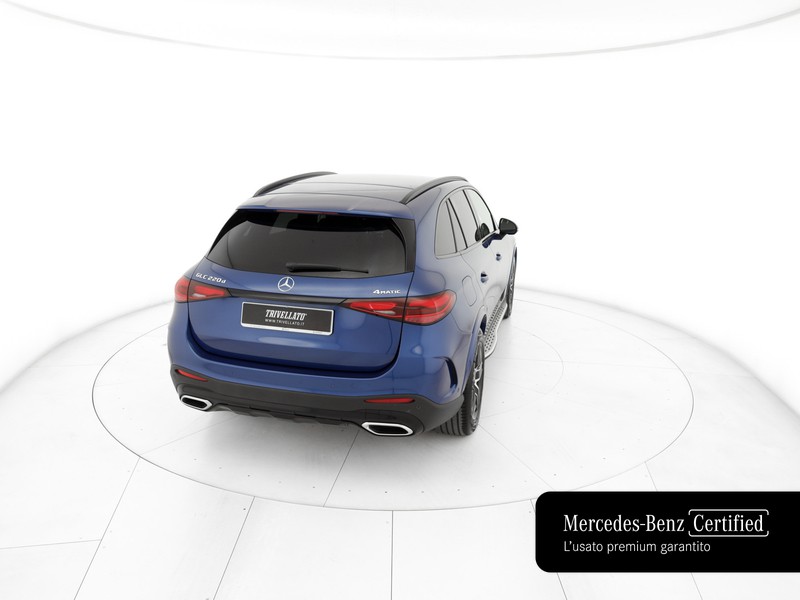 Mercedes GLC 220 d amg line advanced 4matic auto ibrido blu/azzurro