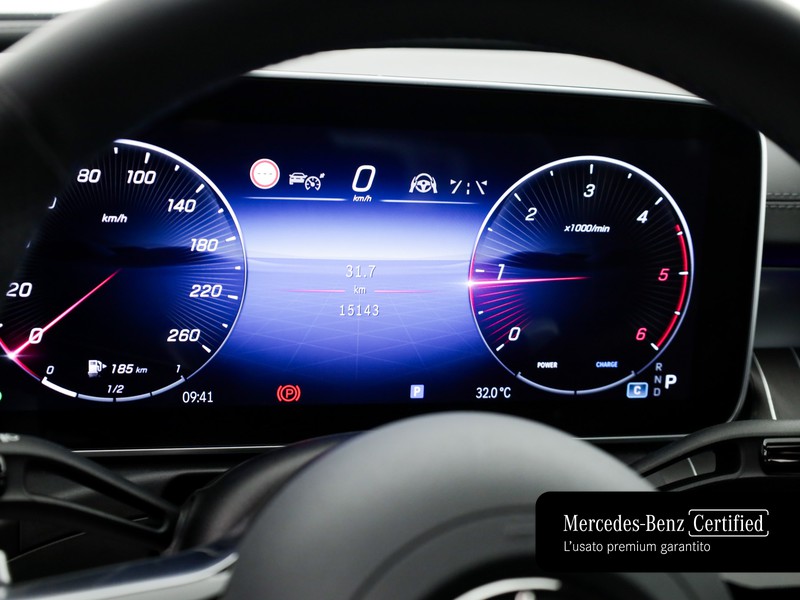 Mercedes Classe C SW sw 200 d mhev amg line advanced auto ibrido blu/azzurro