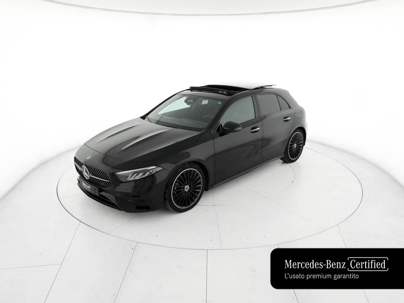 Mercedes Classe A 180 d amg line advanced plus auto diesel nero