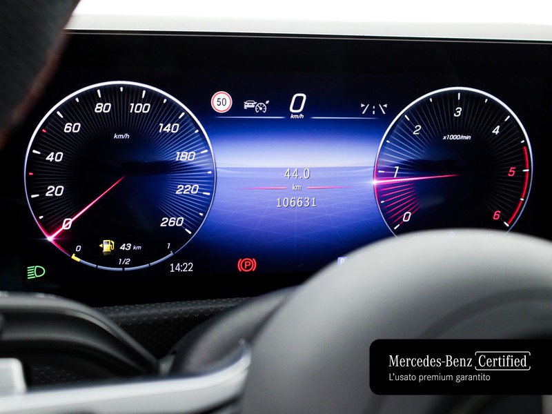 Mercedes Classe A 180 d amg line advanced plus auto diesel nero