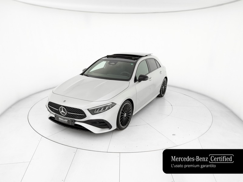 Mercedes Classe A 180 d amg line advanced plus auto diesel argento