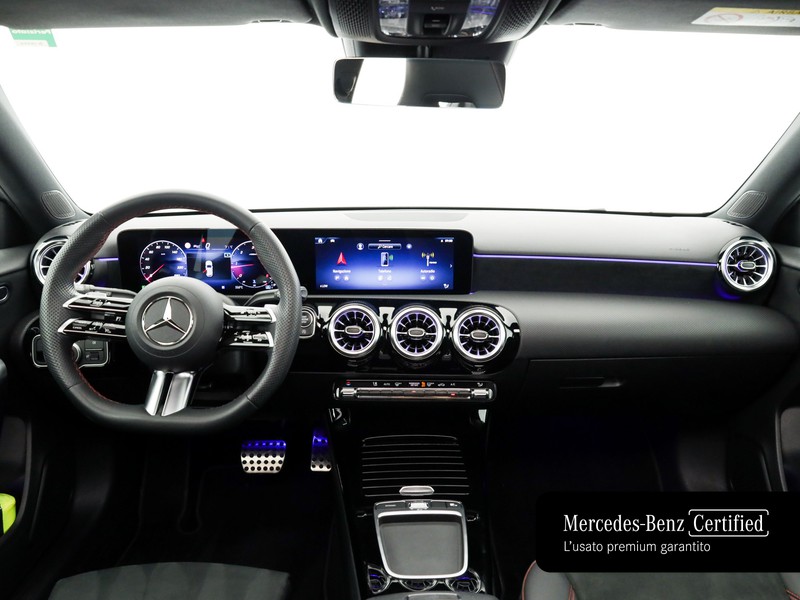 Mercedes Classe A 180 d amg line advanced plus auto diesel argento