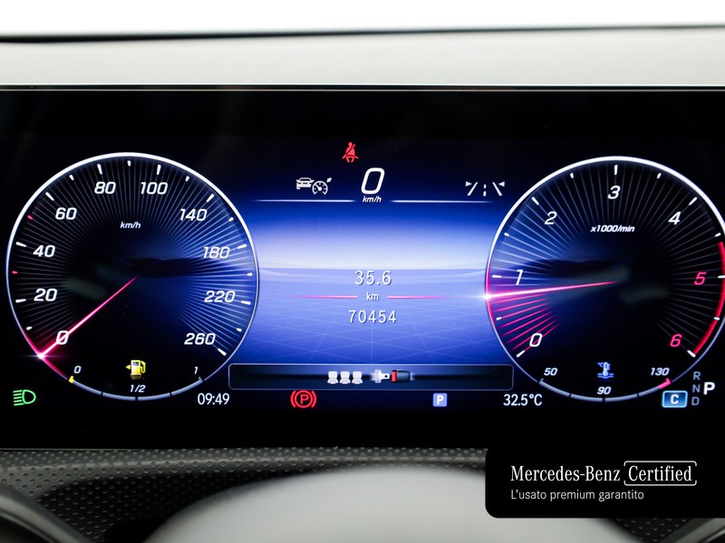 Mercedes Classe A 180 d amg line advanced plus auto diesel argento