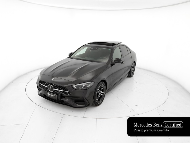 Mercedes Classe C Berlina 220 d mhev amg line advanced 197cv auto ibrido grigio