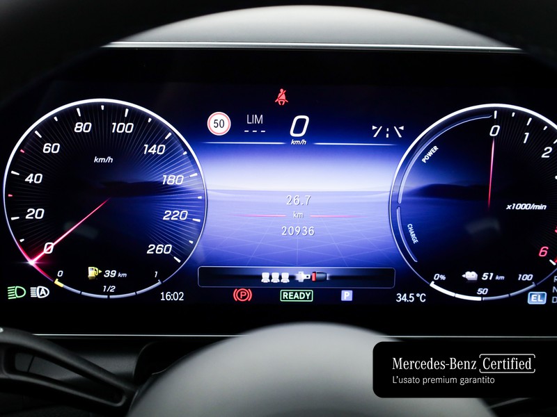 Mercedes GLC 300 de phev amg line premium 4matic auto ibrido argento