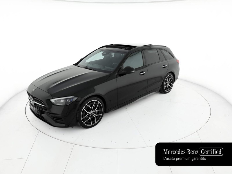 Mercedes Classe C SW sw 220 d mhev premium pro 4matic auto ibrido nero