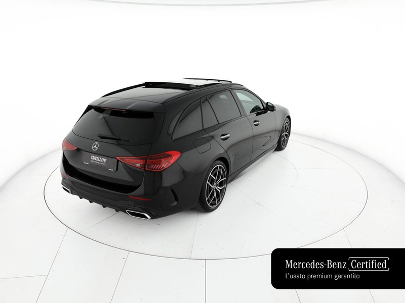 Mercedes Classe C SW sw 220 d mhev premium pro 4matic auto ibrido nero