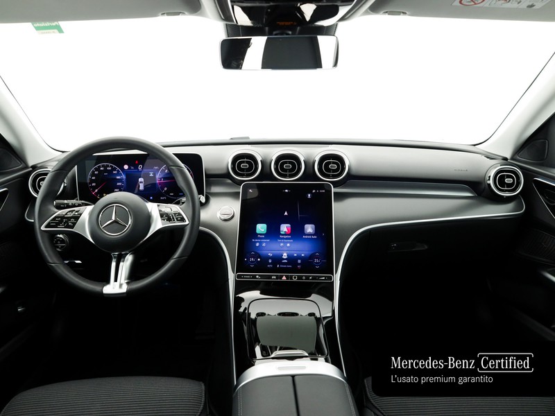 Mercedes Classe C SW sw 200 d mhev advanced auto ibrido nero