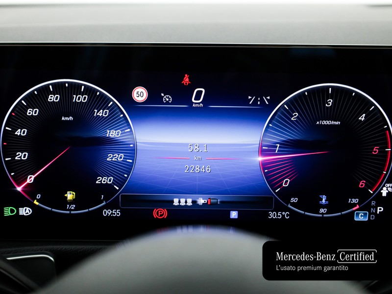 Mercedes GLB 180 d advanced auto diesel grigio
